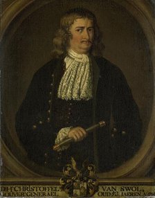 Portrait of Christoffel van Swoll (Swol, Zwol), Governor-General of the Dutch East Indies, 1750-1800 Creator: Unknown.