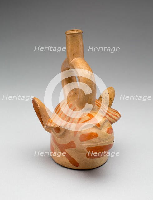 Vessel in the Form of the Head of a Llama, 100 B.C./A.D. 500. Creator: Unknown.