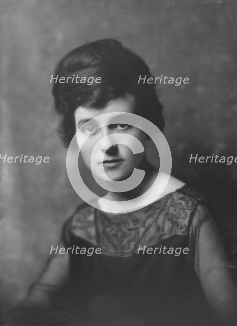 Mrs. M.B. Sulzberger, (Hartley), portrait photograph, 1918 Mar. 4. Creator: Arnold Genthe.