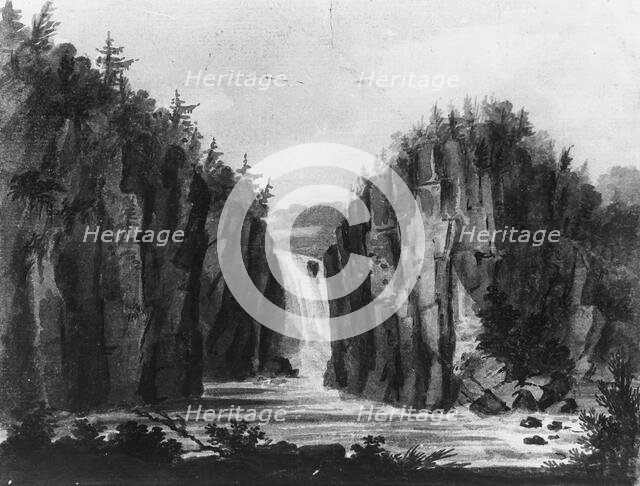 Passaic Falls, New Jersey (?), 1811-ca. 1813. Creator: Pavel Petrovic Svin'in.