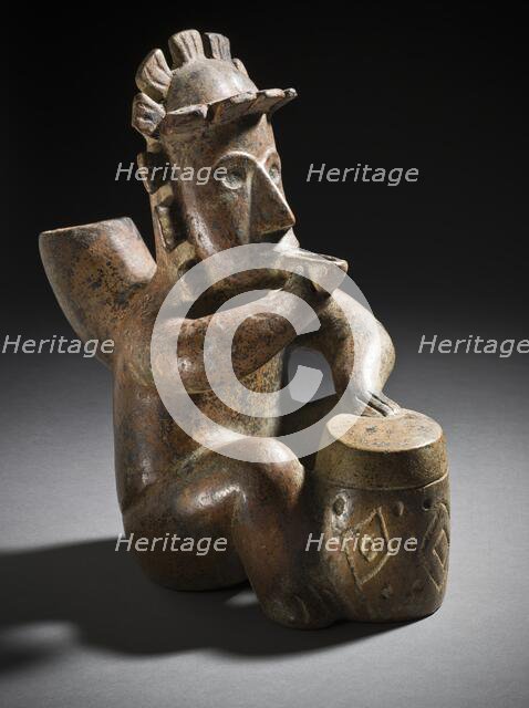 Seated Drummer, 200 B.C.-A.D. 500. Creator: Unknown.