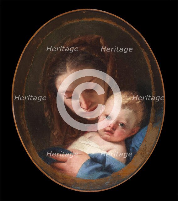 Madonna and Child, between 1730 and 1745. Creator: Giovanni Battista Tiepolo.