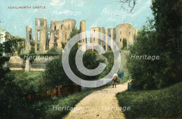 'Kenilworth Castle', late 19th-early 20th century.  Creator: Unknown.