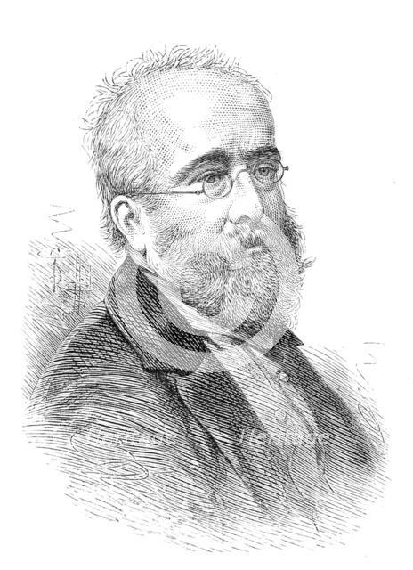 The late Mr. Samuel Palmer, artist, 1881. Creator: Unknown.