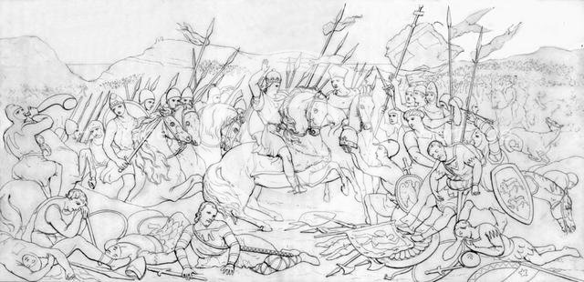 'Battle of Hastings', (1066), 1835. Creator: Unknown.
