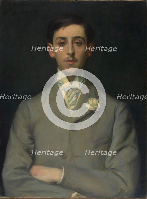 Portrait of Maurice Barrès, c1890. Creator: Blanche, Jacques-Émile (1861-1942).