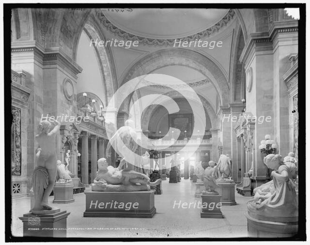 Statuary Hall, Metropolitan Museum of Art, New York, N.Y., c1907. Creator: Unknown.