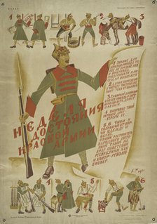 Weeks Devoted to the Red Army, 1921. Creator: Dmitrii Melnikov.