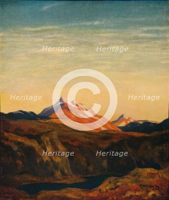 'Ben Cruachan', c1922. Artist: David Young Cameron.