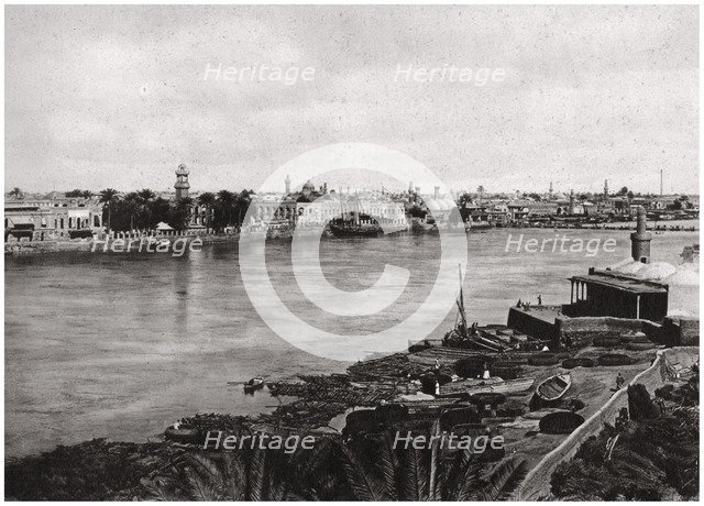 'Modern Baghdad, the City of Caliphs', Iraq 1925. Artist: A Kerim