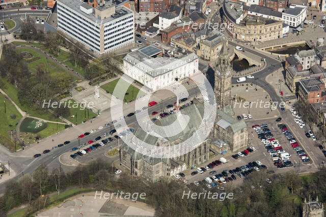 Rochdale Town Hall and Cenotaph, Rochdale, 2019. Creator: Historic England.