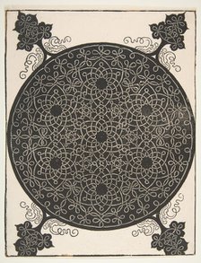 'The Fifth Knot'. Interlaced Roundel with Seven Six-pointed Stars, 1521 before. Creator: Albrecht Durer.