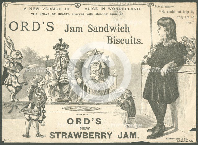 Sidney Ord Jam Sandwich Biscuit, 1890s. Artist: Unknown