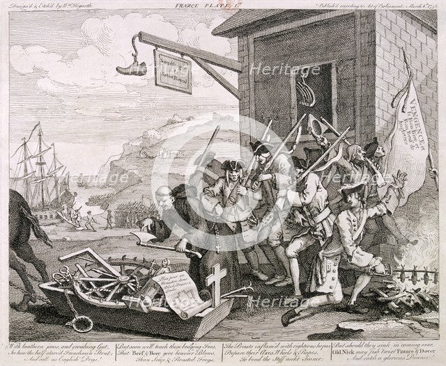 'France', 1755. Artist: William Hogarth