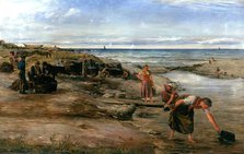 Tanning Nets, 1878. Creator: James Clarke Hook.