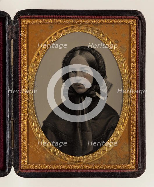 Mrs. Eugene Beauharnais Gibbs (formerly Mary Elizabeth Hoyt), between 1860 and 1870. Creator: Unknown.