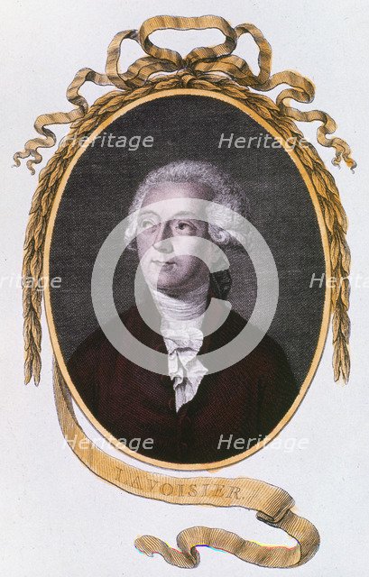 Antoine Laurent Lavoisier, 18th century French chemist, 1801. Artist: Unknown