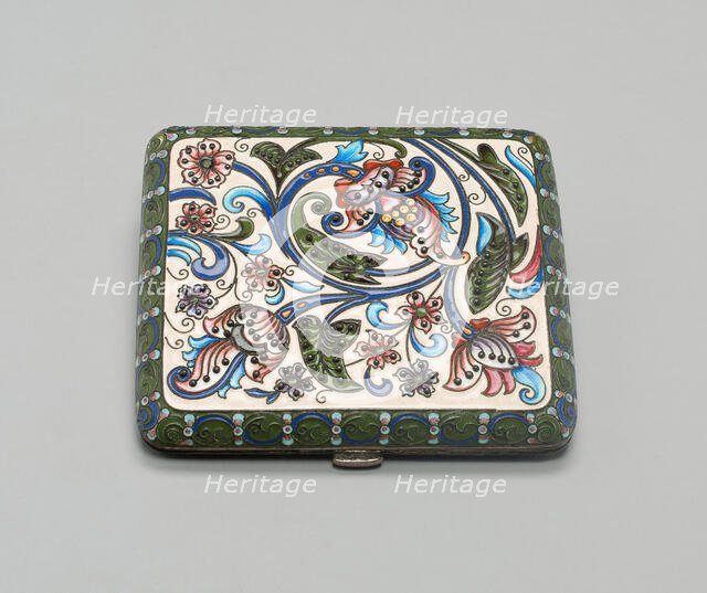 Cigarette Case, Moscow, c. 1896/1900. Creator: Carl Faberge.