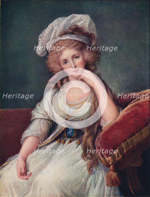 Louise Marie Adelaide de Bourbon-Penthievre, Duchess of Orleans, (1753–1821). French aristocrat. Artist: Unknown.