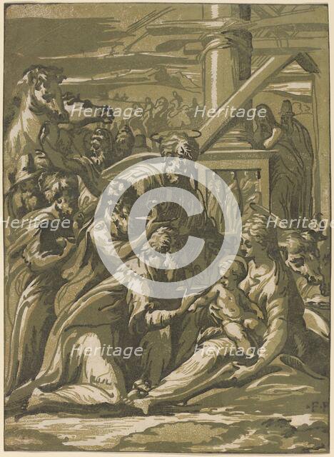 The Adoration of the Magi. Creator: Giuseppe Nicola Rossigliani.