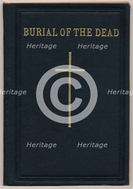 'The Order of the Burial of the Dead', c1900. Artist: JA Leuty.