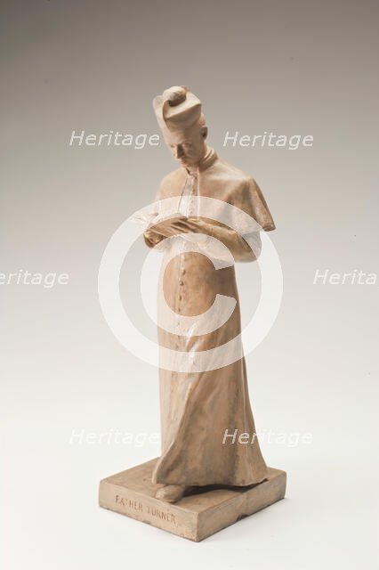 The Walking Priest (Father Turner), 1903. Creator: Samuel Murray.