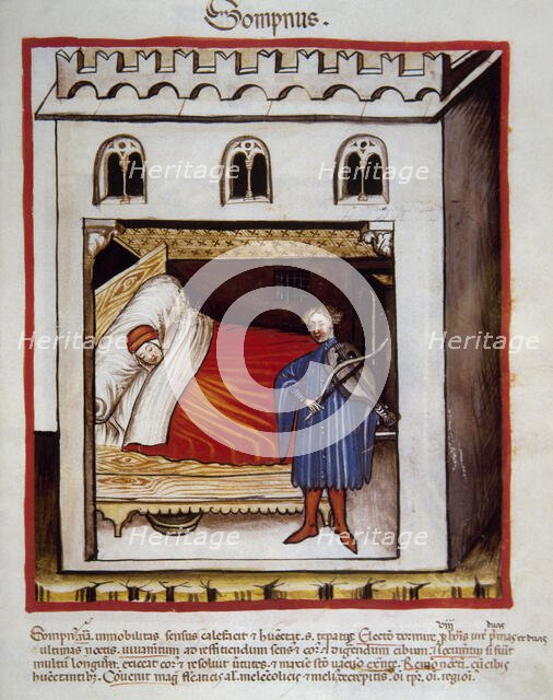 Sleep, 14th century.  Creator: Unknown.