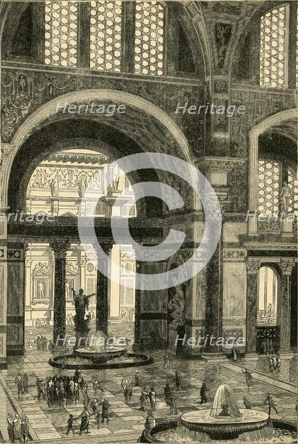 'Baths of Caracalla (restored)', 1890.   Creator: Unknown.