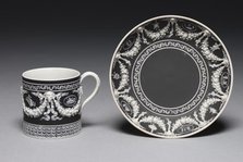 Cup and Saucer, c. 1790. Creator: Wedgwood Factory (British).