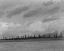 Oil fields, Kern County, California, 1938. Creator: Dorothea Lange.