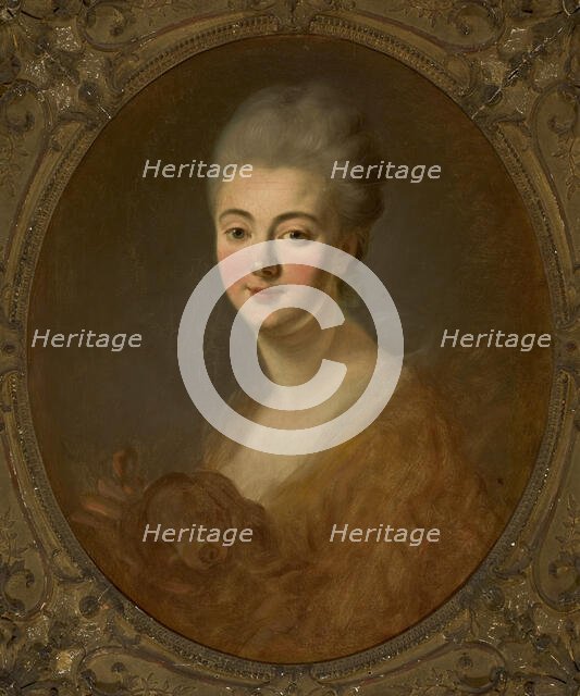 Portrait of Constance de Lowendal (1742-1785), comtesse Turpin de Crissé, 1775. Creator: Fragonard, Jean Honoré (1732-1806).