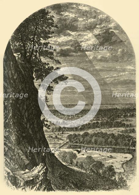 'New Haven, View from East Rock', 1874.  Creator: John Filmer.