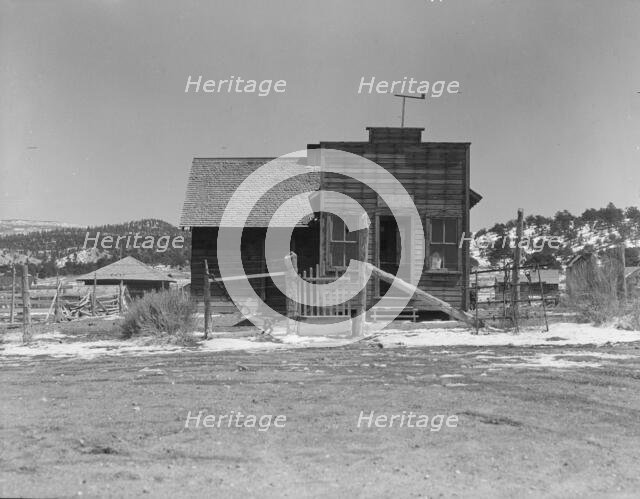 Widtsoe post office, Utah, 1936. Creator: Dorothea Lange.