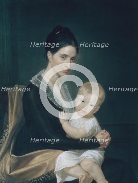 Mrs. Marinus Willett and Her Son Marinus, Jr., ca. 1802. Creator: John Vanderlyn.