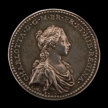 Coronation of Queen Charlotte [obverse], 1761. Creator: Johann Lorenz Natter.