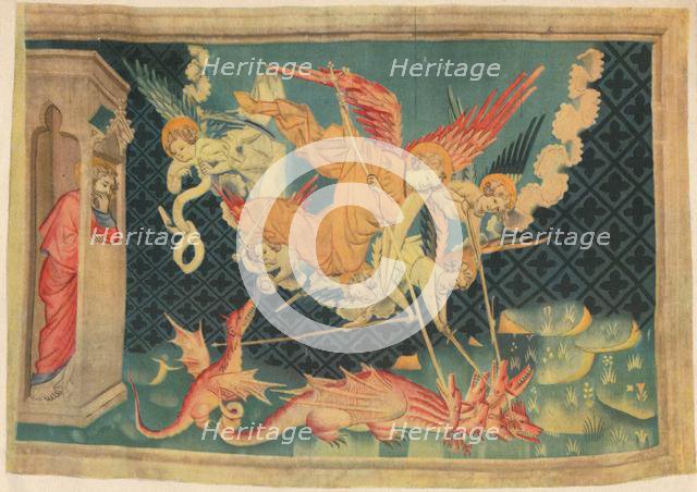 'The Apocalypse. St. Michael and his agents overcome the dragon'. Creator: Unknown.