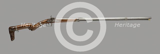 Percussion Fowling Piece, France, 1810/20. Creator: Berthon-Perrin.