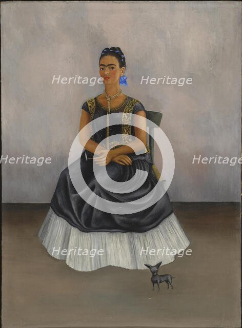 Itzcuintli Dog with Me (Self-Portrait), 1938. Creator: Frida Kahlo.