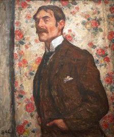 Portrait of the poet Paul Valéry (1871-1945), c.1910. Creator: Espagnat, Georges, de (1870-1950).