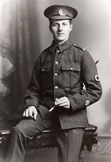Rowntree employee in uniform, 1917. Artist: Unknown