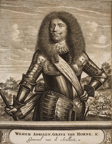 Portrait of Willem Adriaan II van Horne (1633-1694) (From: Schauplatz des Krieges), 1675. Creator: Anonymous.