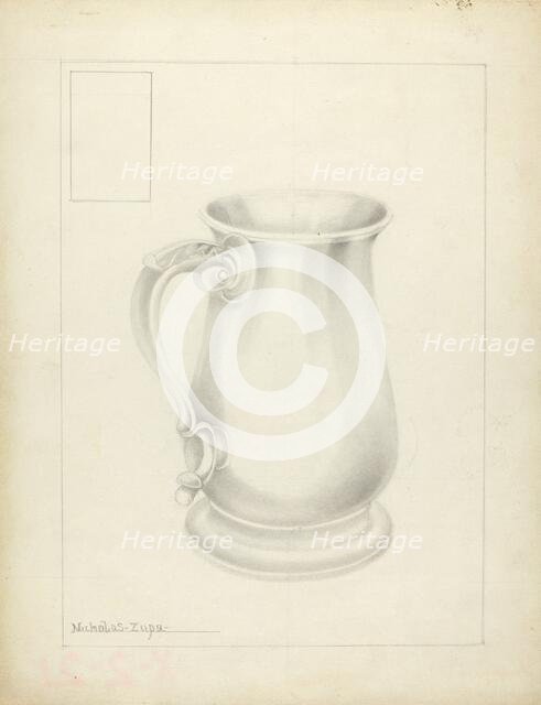 Silver Mug, c. 1938. Creator: Nicholas Zupa.