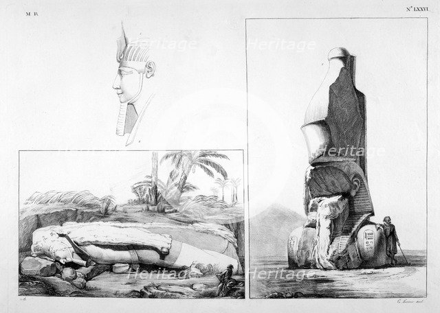 Memphis, Egypt, 19th century. Artist: Ippolito Rosellini