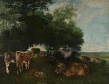 La sieste pendant la saison des foins, between 1867 and 1868. Creator: Gustave Courbet.