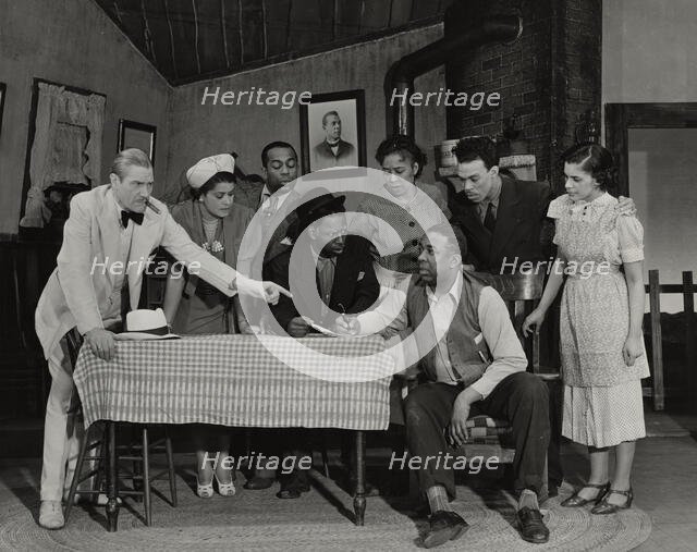 Man with pen, 1935 - 1939. Creator: Unknown.