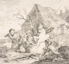 L'Hiver, from the Four Seasons, 1735. Creator: Charles-Joseph Natoire.