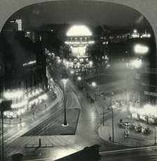 'Potsdammer Platz at Night, the Center of Berlin's Gay Night Life, Germany', c1930s. Creator: Unknown.