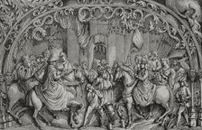 Granada War, (1482-1492): Surrender of the town of Montefrío, near Granada, 1486 (1877).  Creator: Unknown.