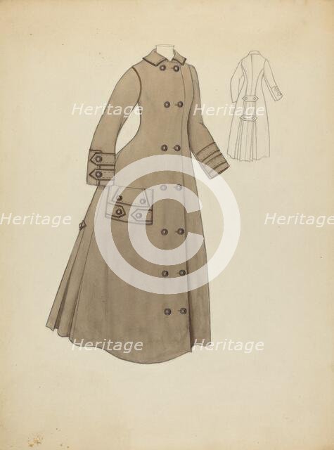 Coat, 1935/1942. Creator: Roberta Spicer.