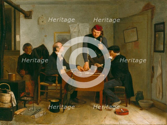 The Card Players, 1846. Creator: Richard Caton Woodville.